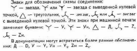 Группы соединений обмоток трансформаторов
